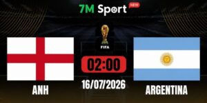 Soi Kèo Anh Vs Argentina 02h00 Ngày 16/07 - World Cup 2026
